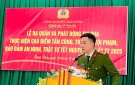 LỄ RA QUÂN VÀ PHÁT ĐỘNG THI ĐUA THỰC HIỆN CAO ĐIỂM TẤN CÔNG TRẤN ÁP TỘI PHẠM, ĐẢM BẢO AN NINH TRẬT TỰ TẾT NGUYÊN ĐÁN