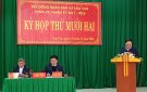 HỘI ĐỒNG NHÂN DÂN XÃ TAM VĂN TỔ CHỨC KỲ HỌP THỨ 12